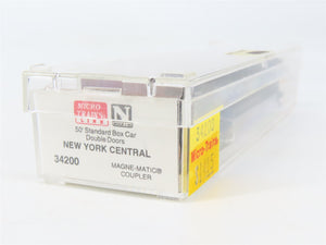 N Scale Micro-Trains MTL 34200 NYC New York Central Box Car 64490 RTR