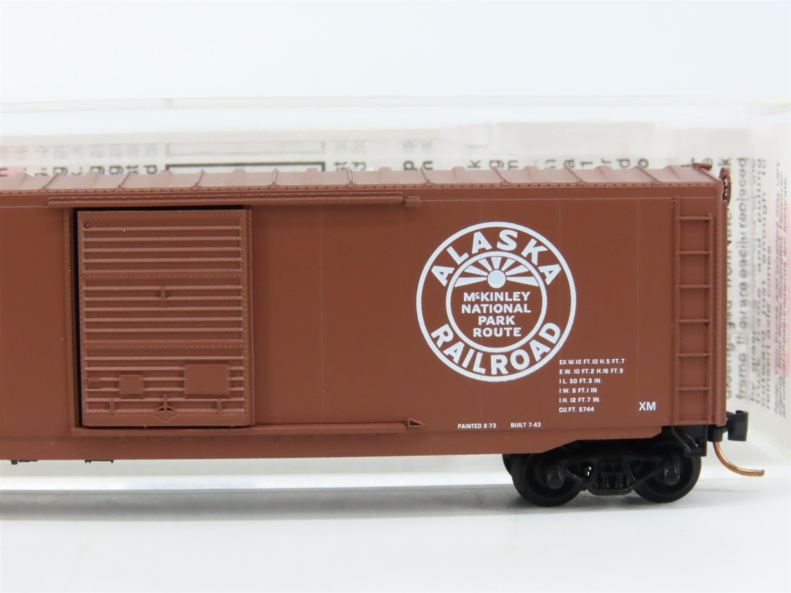 N Scale Micro-Trains MTL 77030 ARR Alaska Railroad 50' Box Car 8019 RTR
