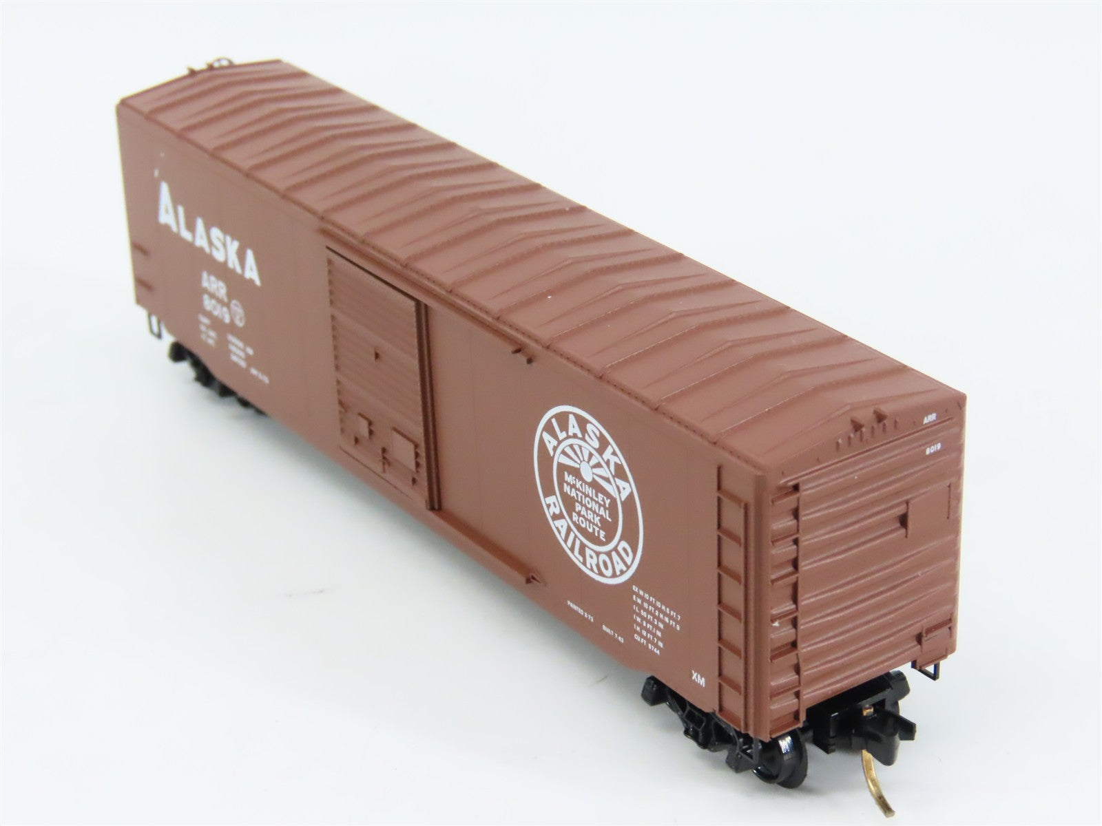 N Scale Micro-Trains MTL 77030 ARR Alaska Railroad 50' Box Car 8019 RTR