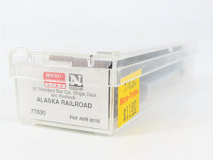 N Scale Micro-Trains MTL 77030 ARR Alaska Railroad 50' Box Car 8019 RTR