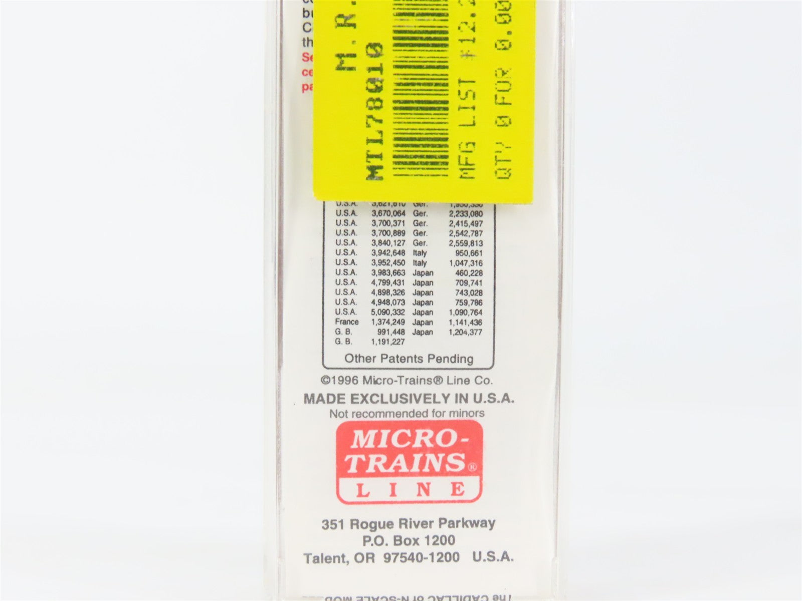 N Scale Micro-Trains MTL 78010 PRR Pennsylvania 50' Auto Box Car #82023