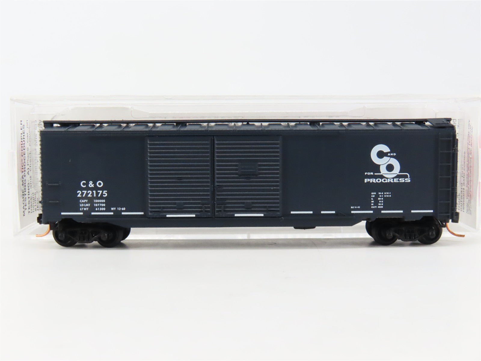 N Scale Micro-Trains MTL 78070 C&O Chesapeake & Ohio 50' Auto Box Car 272175 RTR