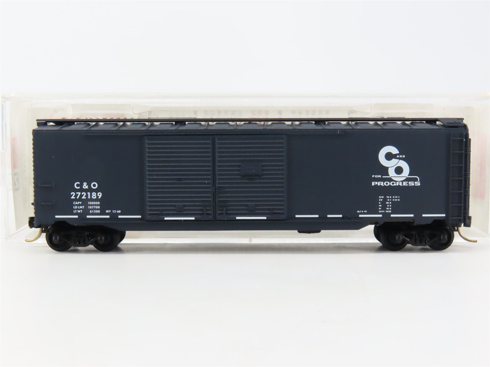 N Scale Micro-Trains MTL 78070 C&O Chesapeake & Ohio 50' Auto Box Car 272189 RTR