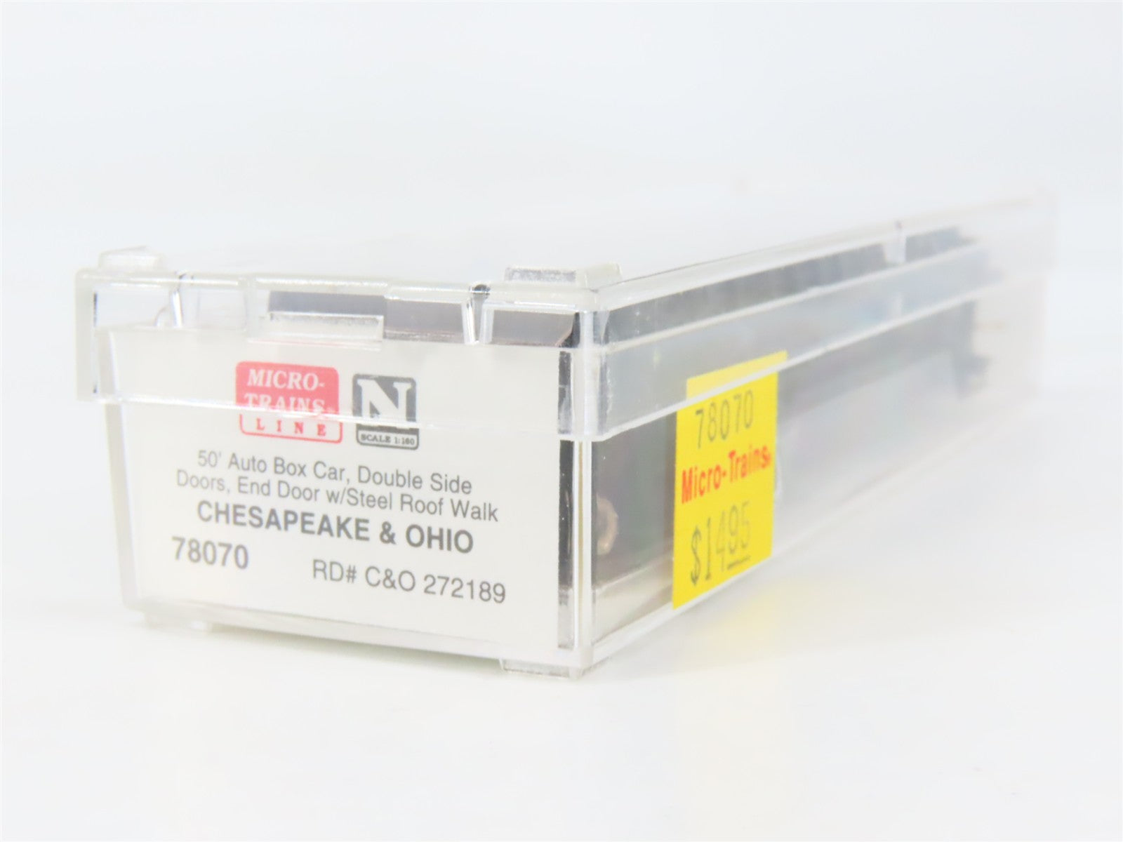 N Scale Micro-Trains MTL 78070 C&O Chesapeake & Ohio 50' Auto Box Car 272189 RTR