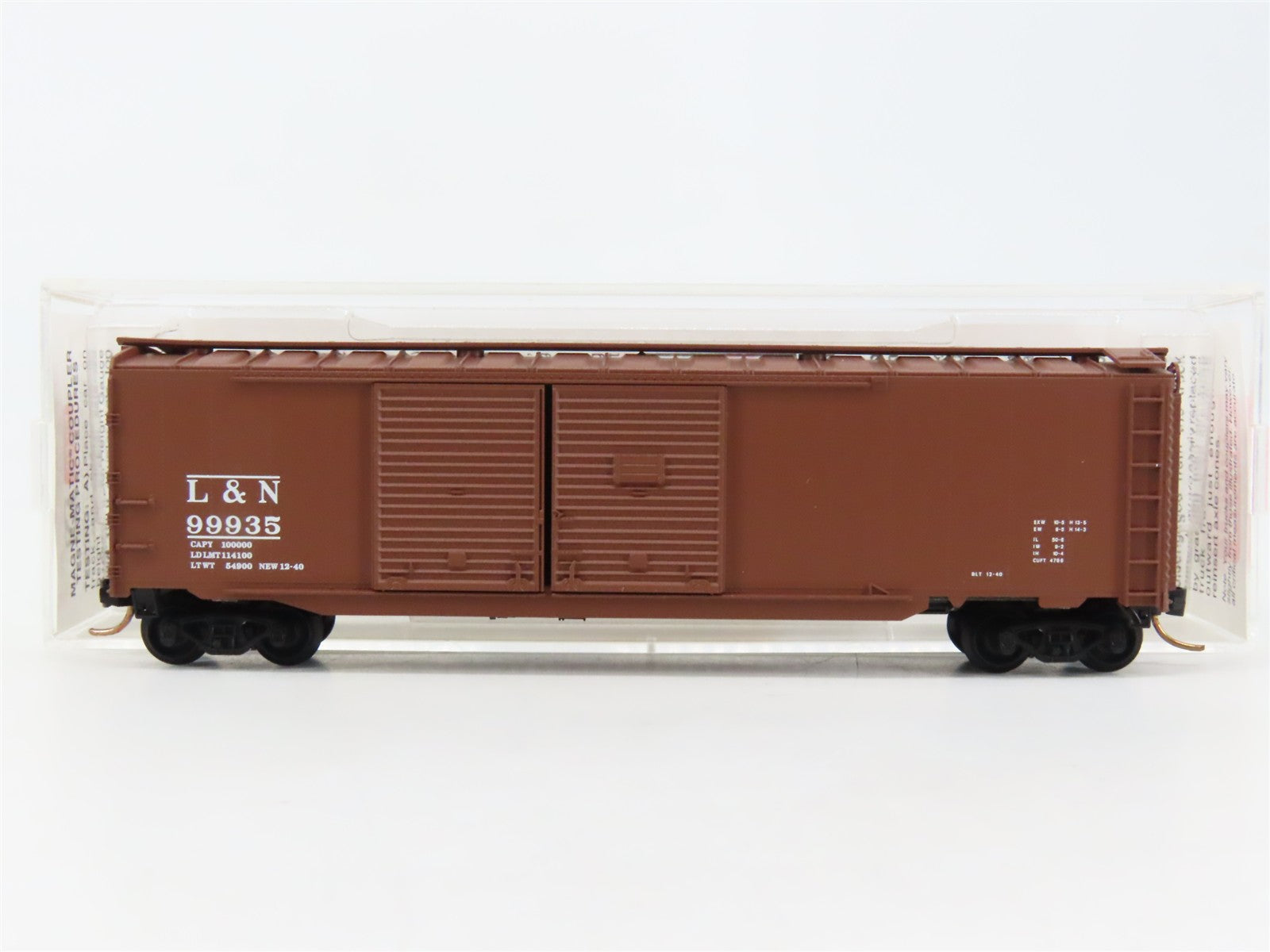 N Scale Micro-Trains MTL 78080 L&N Louisville & Nashville 50' Box Car 99935 RTR
