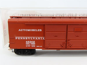 N Scale Micro-Trains MTL 79010 PRR Pennsylvania 50' Wagon Top Box Car #48302