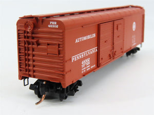 N Scale Micro-Trains MTL 79010 PRR Pennsylvania 50' Wagon Top Box Car #48302