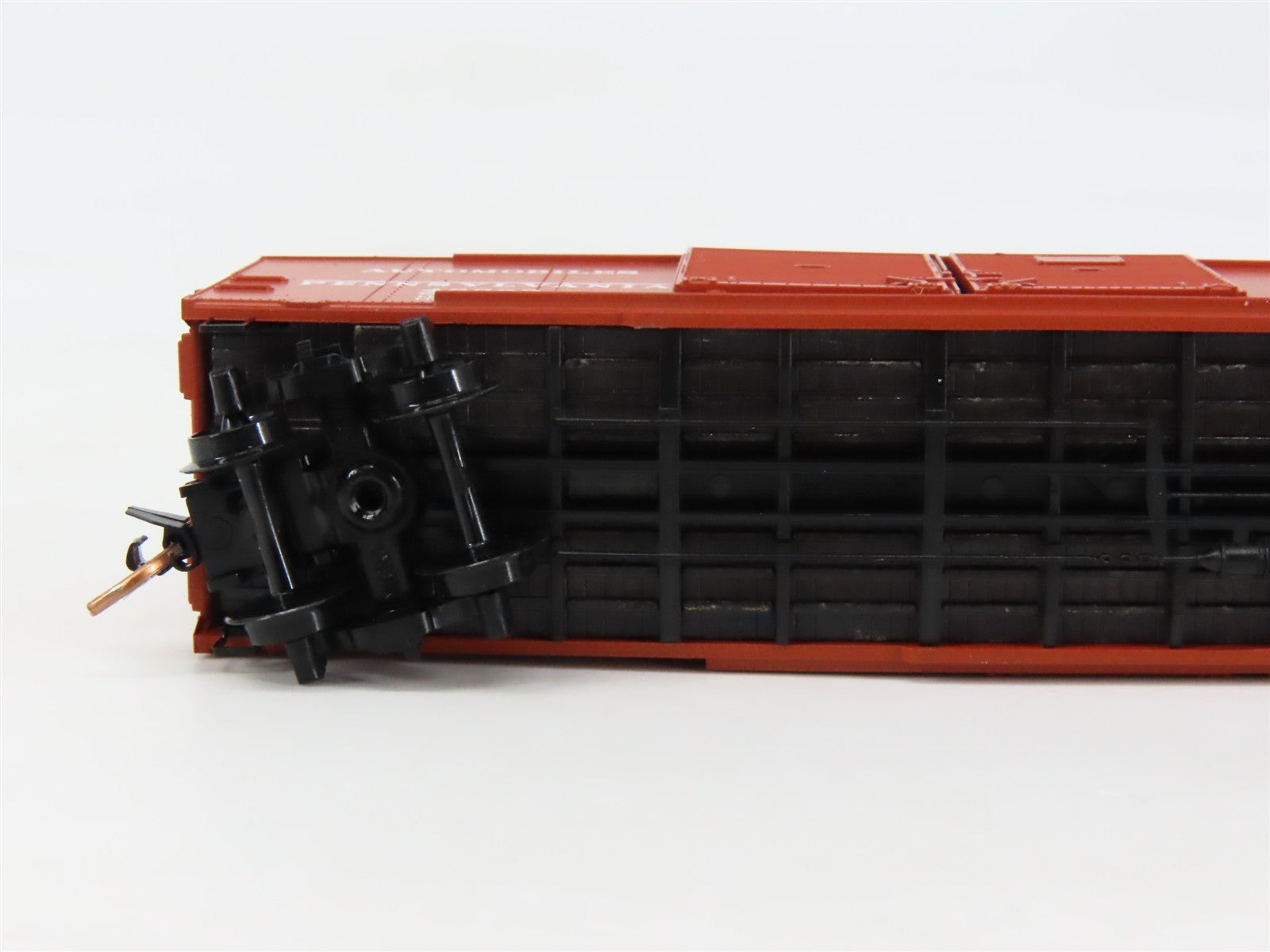 N Scale Micro-Trains MTL 79010 PRR Pennsylvania 50' Wagon Top Box Car #48302