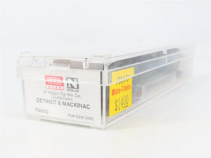 N Scale Micro-Trains MTL 79030 D&M Detroit & Mackinac 50' Wagon Top Box Car RTR