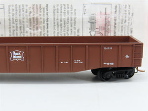 N Scale Micro-Trains MTL 105510 R.I. Rock Island 50' Gondola 3958 RTR