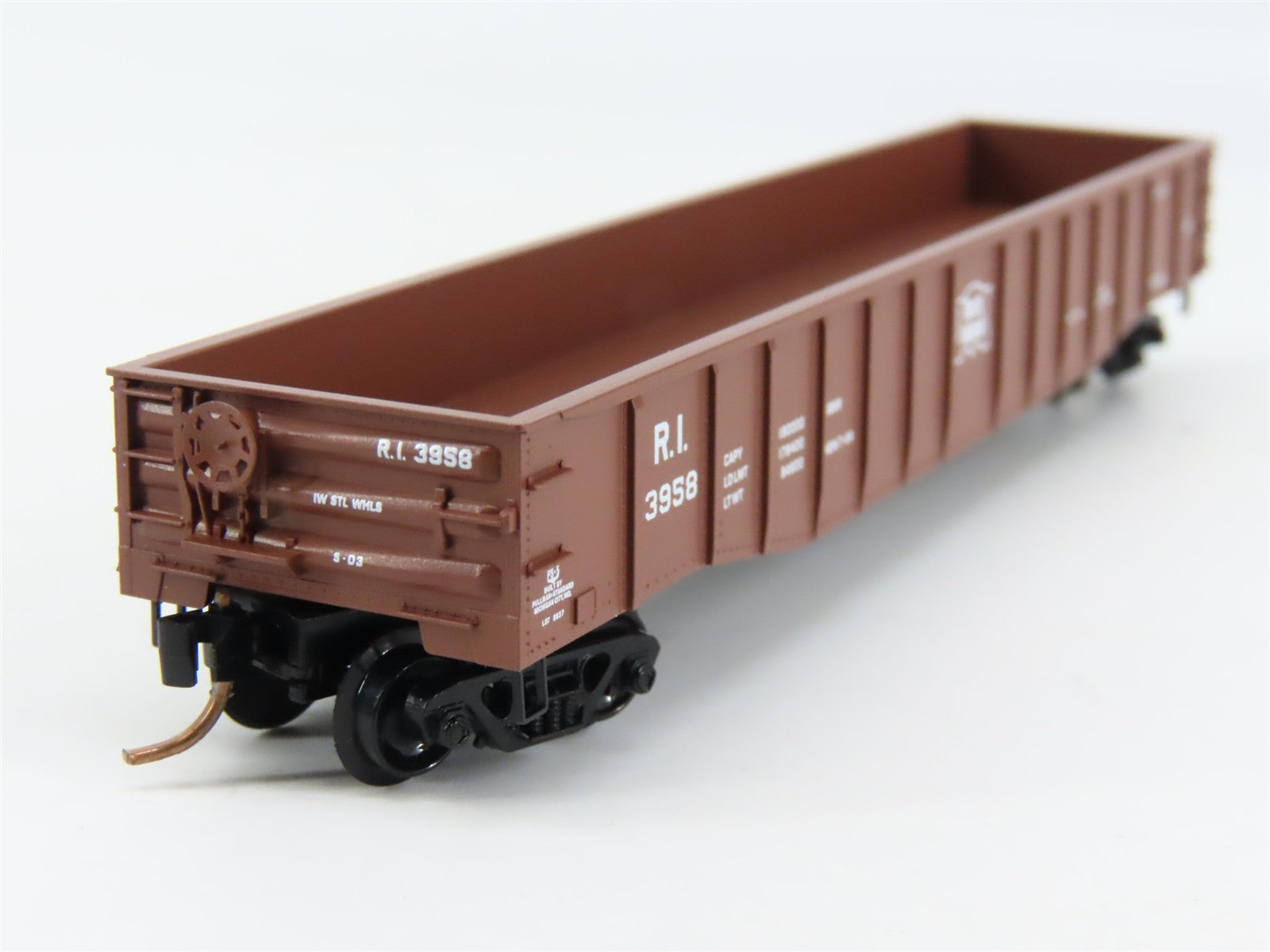 N Scale Micro-Trains MTL 105510 R.I. Rock Island 50' Gondola 3958 RTR