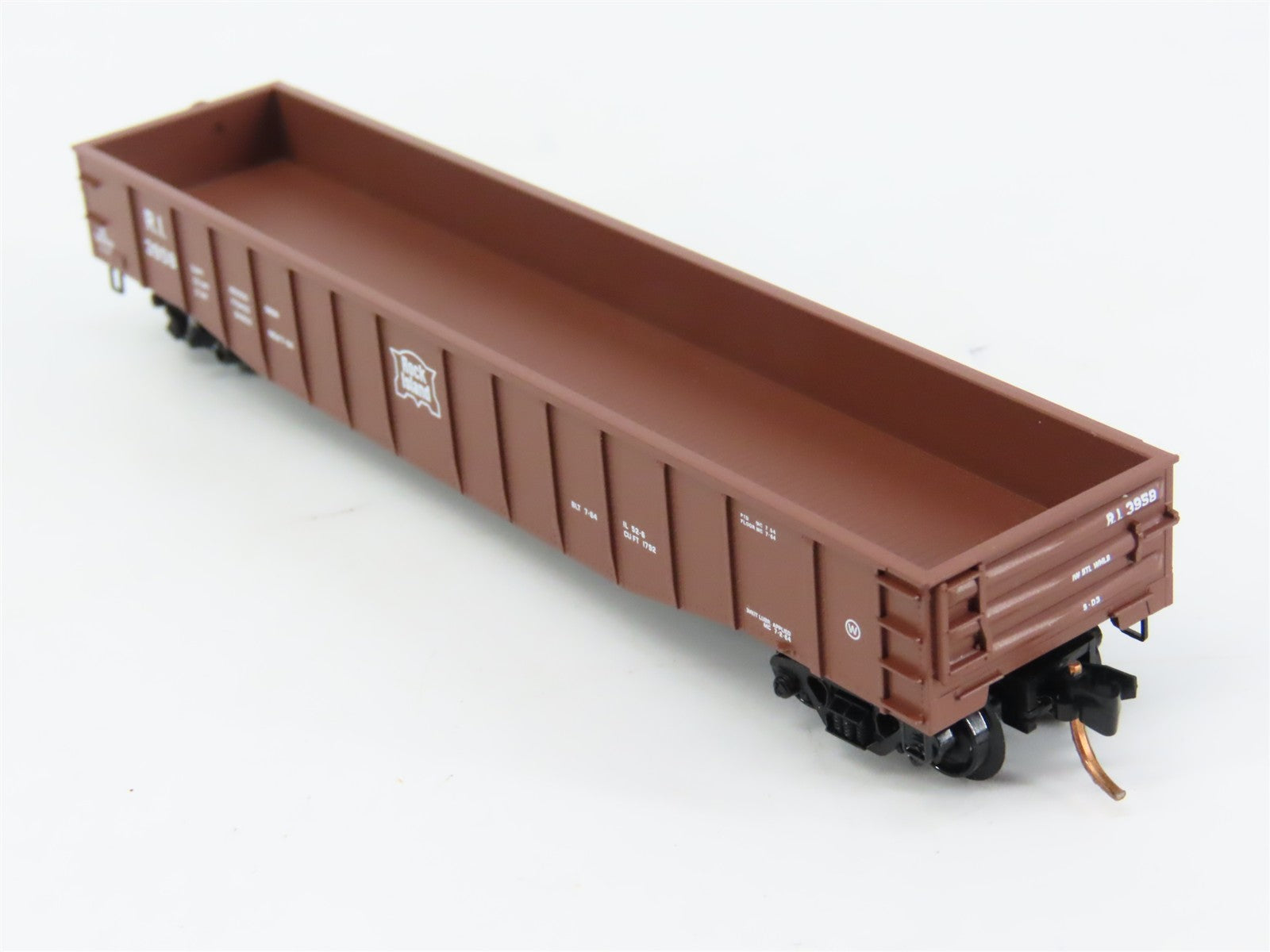 N Scale Micro-Trains MTL 105510 R.I. Rock Island 50' Gondola 3958 RTR