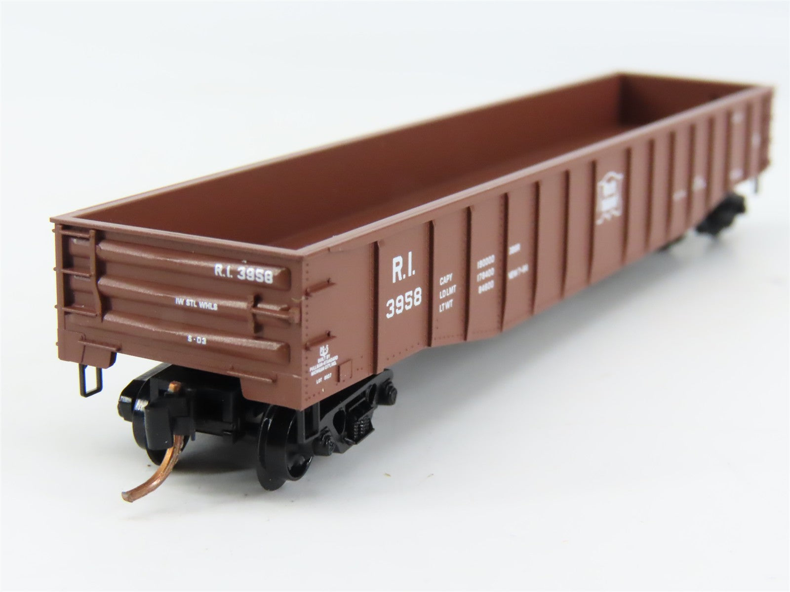 N Scale Micro-Trains MTL 105510 R.I. Rock Island 50' Gondola 3958 RTR