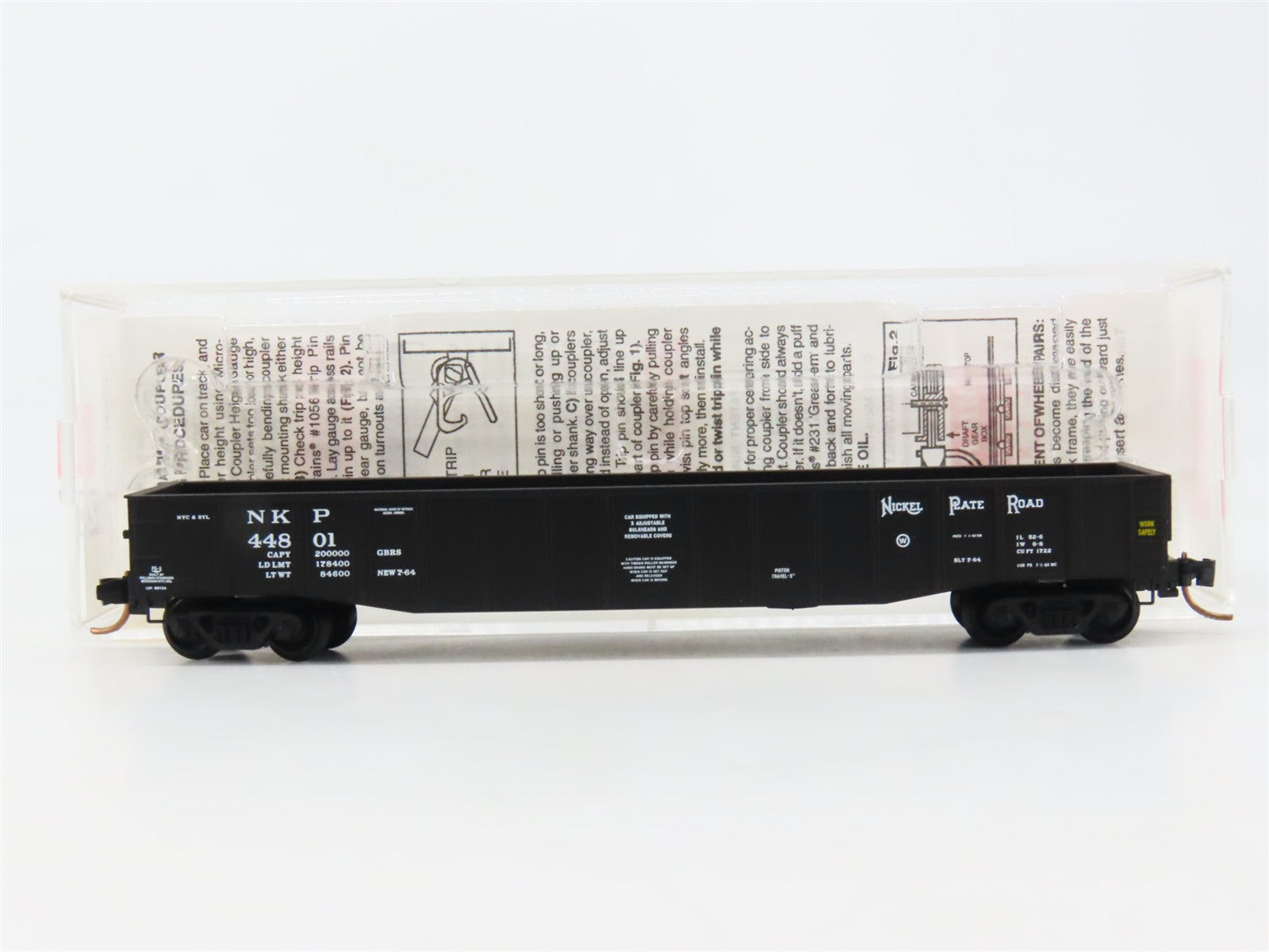 N Scale Micro-Trains MTL 105520 NKP Nickel Plate Road 50' Gondola 44801 RTR