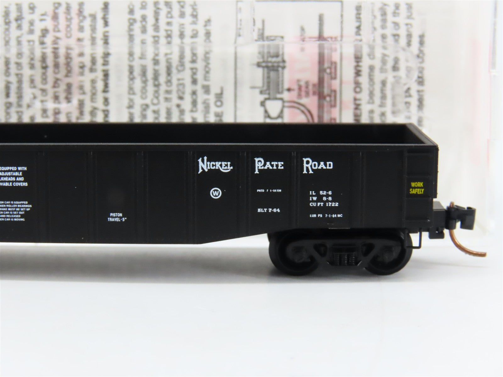 N Scale Micro-Trains MTL 105520 NKP Nickel Plate Road 50' Gondola 44801 RTR
