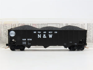 N Scale Micro-Trains MTL 108010 N&W Norfolk & Western 3-Bay Open Hopper RTR