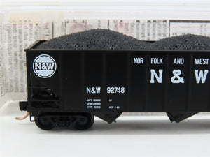 N Scale Micro-Trains MTL 108010 N&W Norfolk & Western 3-Bay Open Hopper RTR