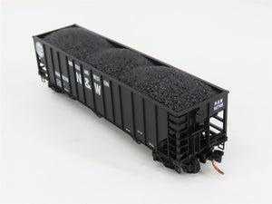 N Scale Micro-Trains MTL 108010 N&W Norfolk & Western 3-Bay Open Hopper RTR