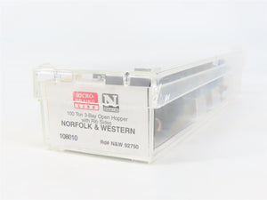 N Scale Micro-Trains MTL 108010 N&W Norfolk & Western 3-Bay Open Hopper RTR