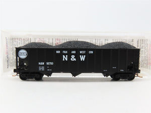N Scale Micro-Trains MTL 108010 N&W Norfolk & Western 3-Bay Open Hopper RTR