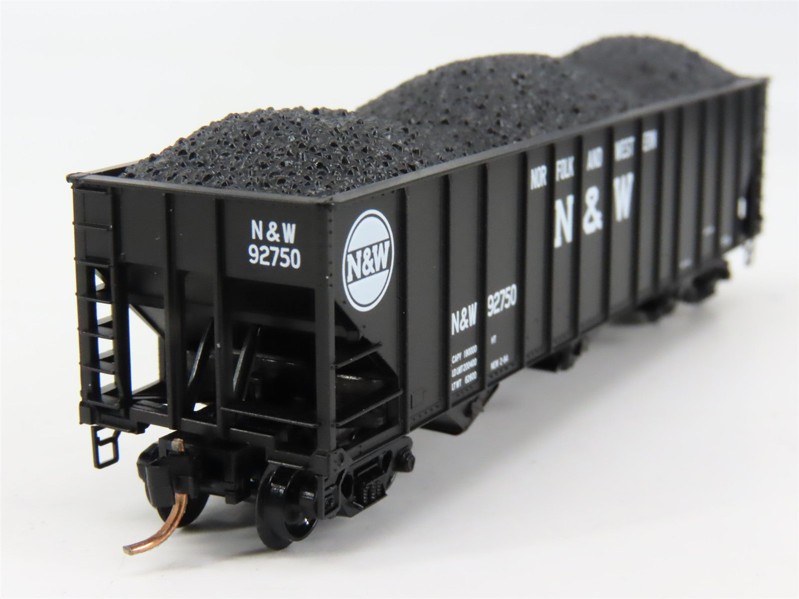 N Scale Micro-Trains MTL 108010 N&W Norfolk & Western 3-Bay Open Hopper RTR
