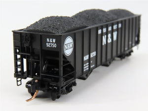 N Scale Micro-Trains MTL 108010 N&W Norfolk & Western 3-Bay Open Hopper RTR