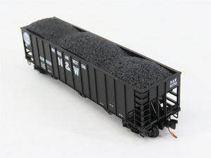 N Scale Micro-Trains MTL 108010 N&W Norfolk & Western 3-Bay Open Hopper RTR