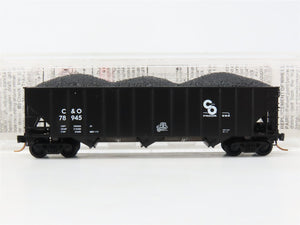 N Scale Micro-Trains MTL 108020 C&O Chesapeake & Ohio 3-Bay Open Hopper RTR
