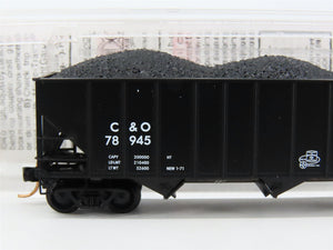 N Scale Micro-Trains MTL 108020 C&O Chesapeake & Ohio 3-Bay Open Hopper RTR
