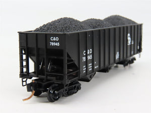 N Scale Micro-Trains MTL 108020 C&O Chesapeake & Ohio 3-Bay Open Hopper RTR