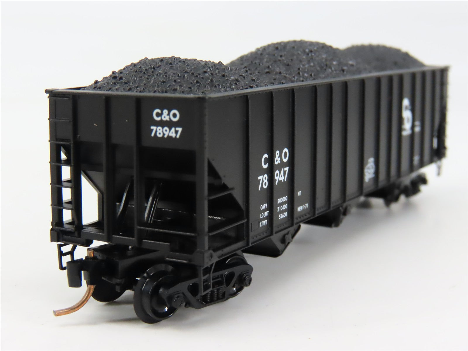 N Scale Micro-Trains MTL 108020 C&O Chesapeake & Ohio 3-Bay Open Hopper RTR