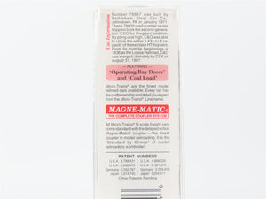 N Scale Micro-Trains MTL 108020 C&O Chesapeake & Ohio 3-Bay Open Hopper RTR