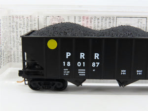 N Scale Micro-Trains MTL PRR Pennsylvania 3-Bay Hopper #1801787 w/ Coal Load