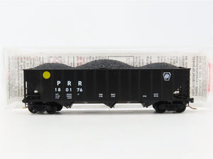 N Scale Micro-Trains MTL PRR Pennsylvania 3-Bay Hopper #180176 w/ Coal Load