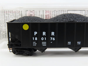 N Scale Micro-Trains MTL PRR Pennsylvania 3-Bay Hopper #180176 w/ Coal Load
