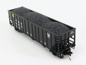 N Scale Micro-Trains MTL PRR Pennsylvania 3-Bay Hopper #180176 w/ Coal Load