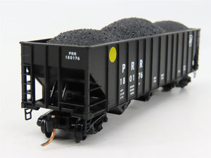 N Scale Micro-Trains MTL PRR Pennsylvania 3-Bay Hopper #180176 w/ Coal Load