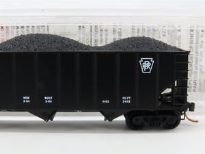 N Scale Micro-Trains MTL 108040 PRR Pennsylvania 3-Bay Hopper #180193 w/ Load