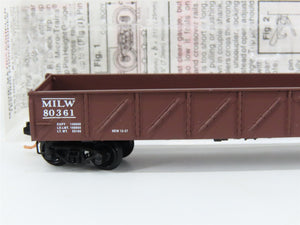 N Scale Micro-Trains MTL 60010 MILW Milwaukee Road 50' Composite Gondola RTR