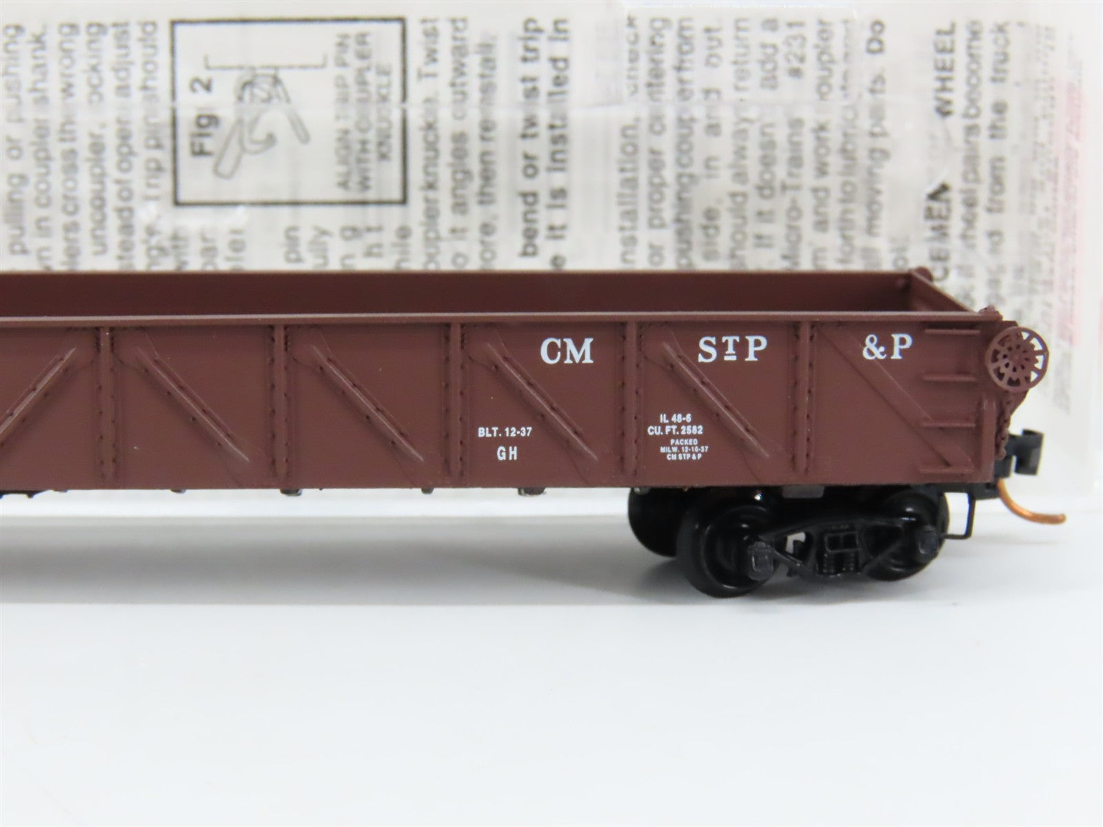 N Scale Micro-Trains MTL 60010 MILW Milwaukee Road 50' Composite Gondola RTR