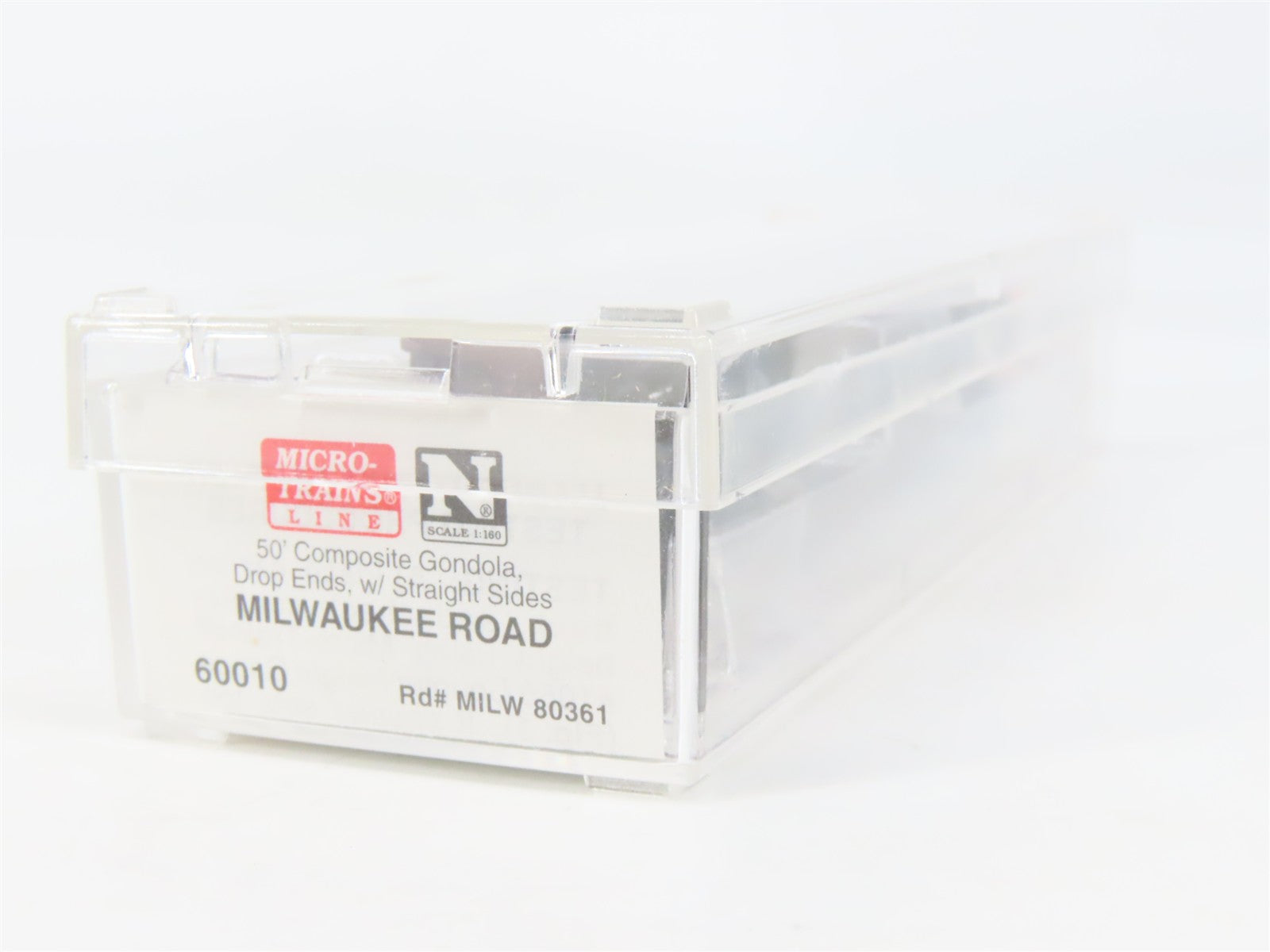 N Scale Micro-Trains MTL 60010 MILW Milwaukee Road 50' Composite Gondola RTR