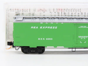 N Scale Micro-Trains MTL 52030 REX Santa Fe / REA 52' Express Reefer 4083 RTR