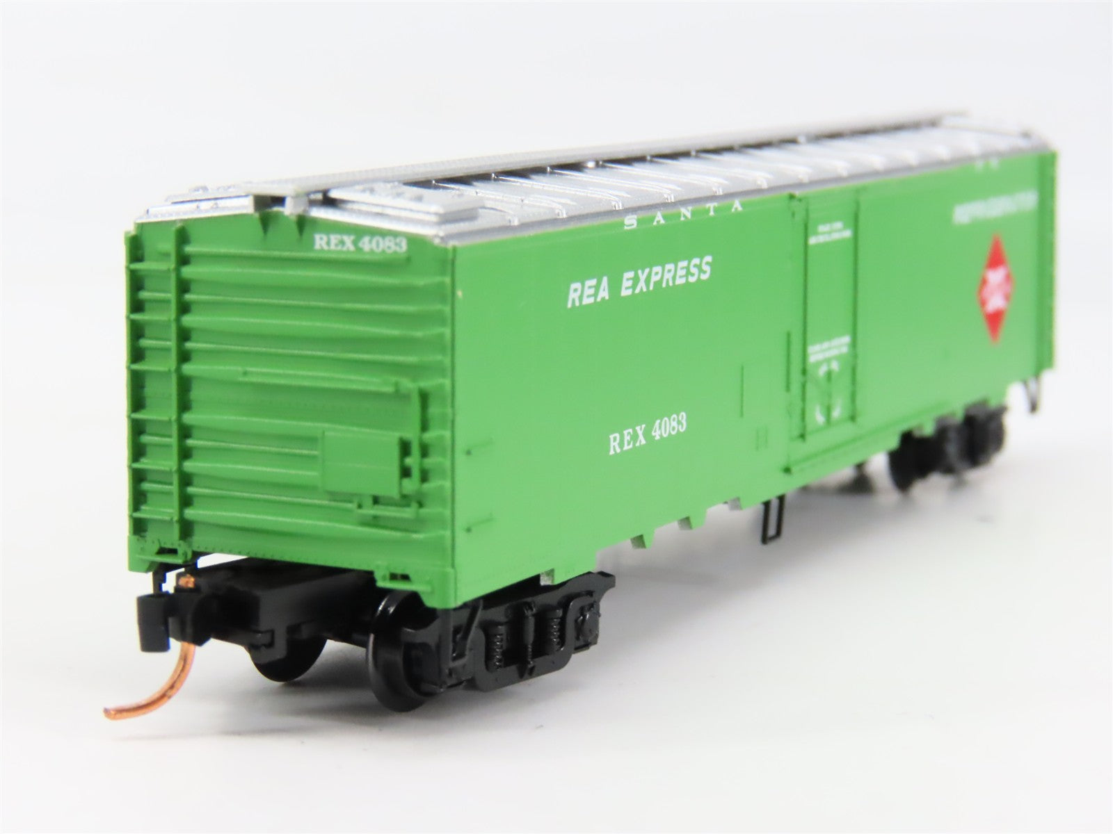 N Scale Micro-Trains MTL 52030 REX Santa Fe / REA 52' Express Reefer 4083 RTR