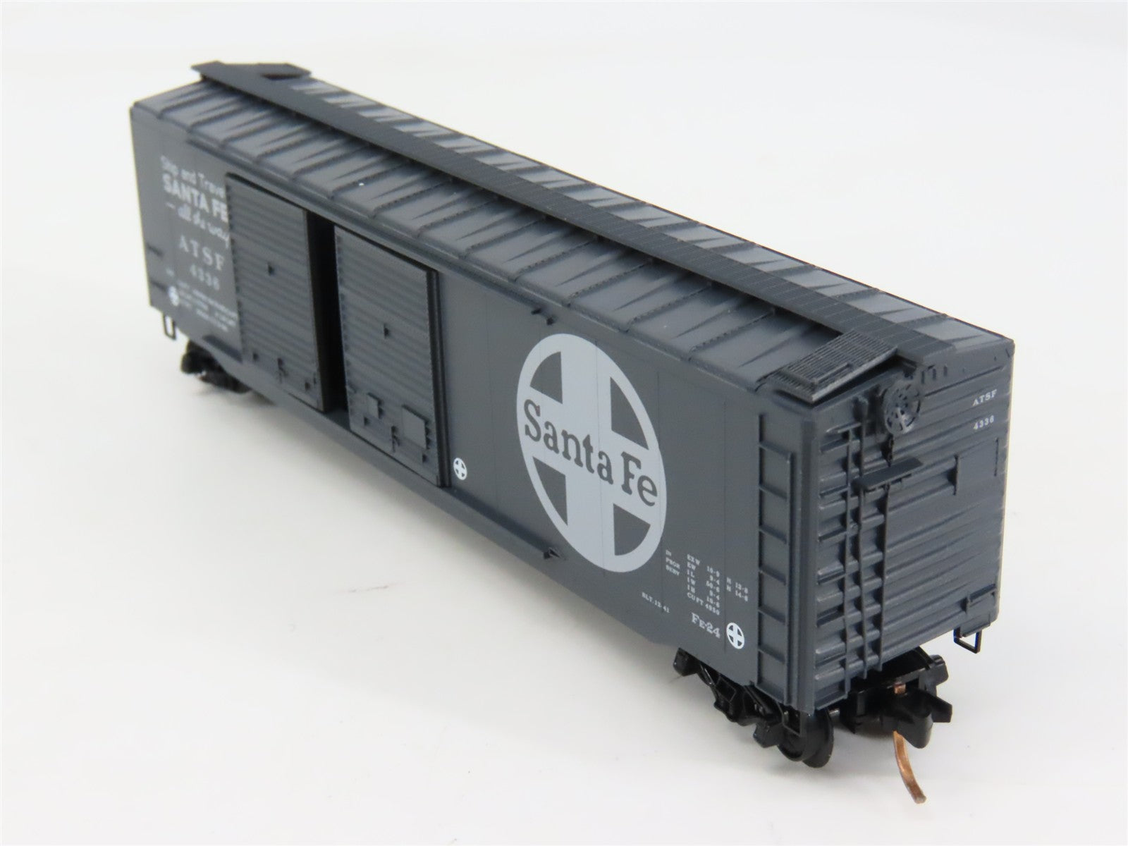 N Scale Micro-Trains MTL 34250 ATSF Santa Fe Ship & Travel 50' Box Car 4336 RTR