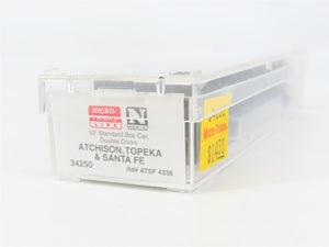 N Scale Micro-Trains MTL 34250 ATSF Santa Fe Ship & Travel 50' Box Car 4336 RTR