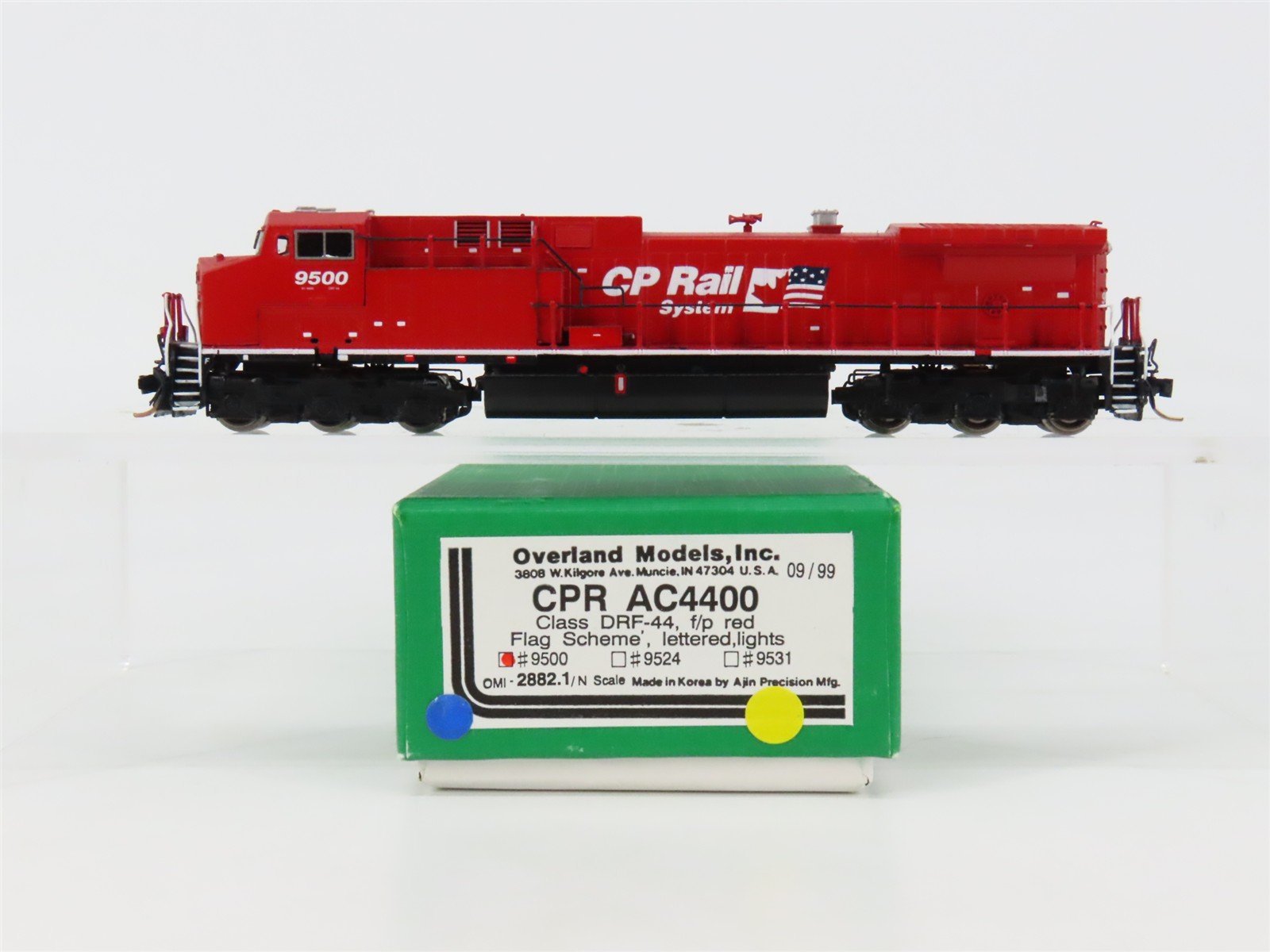 N Scale Overland Models OMI-2882.1 CP Canadian Pacific GE AC4400CW Diesel DC