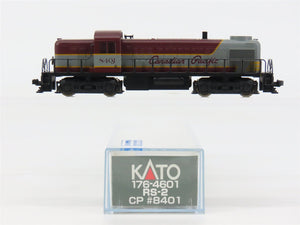 N Scale KATO 176-4601 CP Canadian Pacific Alco RS-2 Diesel #8401 DC