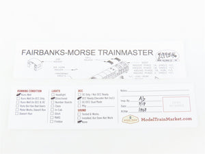 N Scale Atlas 49509 Fairbanks Morse Demonstrator Train Master Diesel DCC Ready