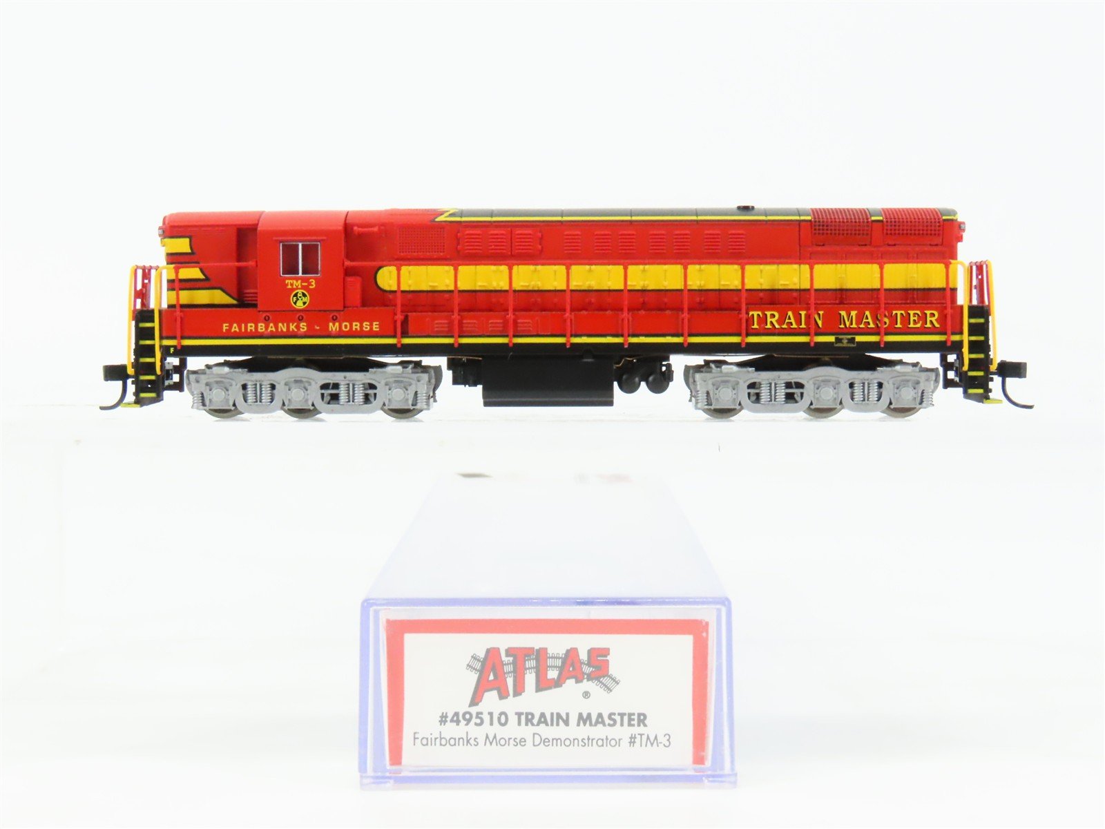 N Scale Atlas 49510 Fairbanks Morse Demonstrator Train Master Diesel DCC Ready