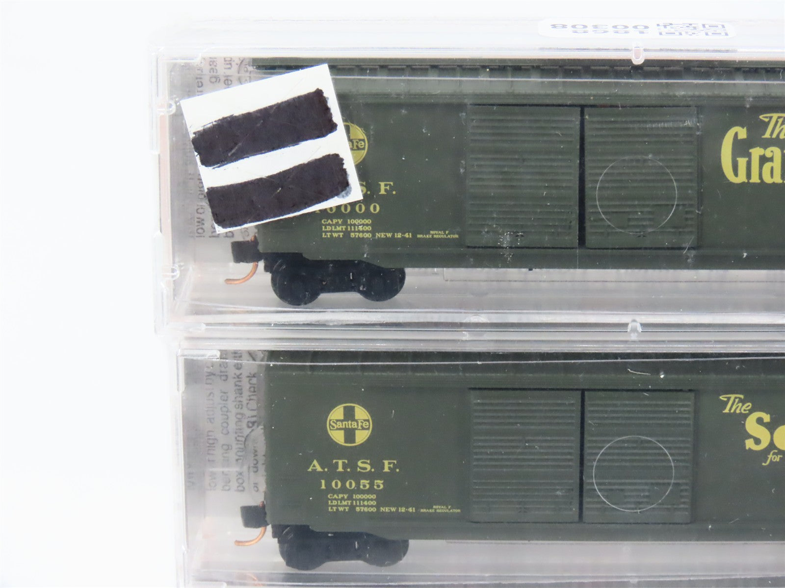 N Scale Micro-Trains MTL 34262 Atchison, Topeka & Santa Fe Box Car 5-Pack RTR